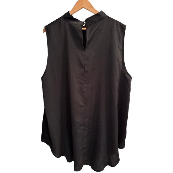 Womens Sleeveless High Neck Sleeveless Blouse Size 3X - Picture 6 of 7